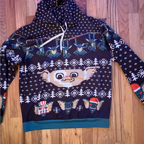 Ugly Christmas sweater the Gremlins Size L hoodie - Picture 1 of 5